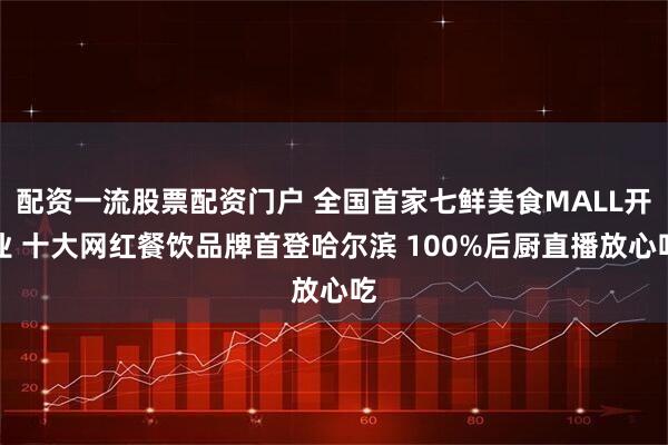 配资一流股票配资门户 全国首家七鲜美食MALL开业 十大网红餐饮品牌首登哈尔滨 100%后厨直播放心吃