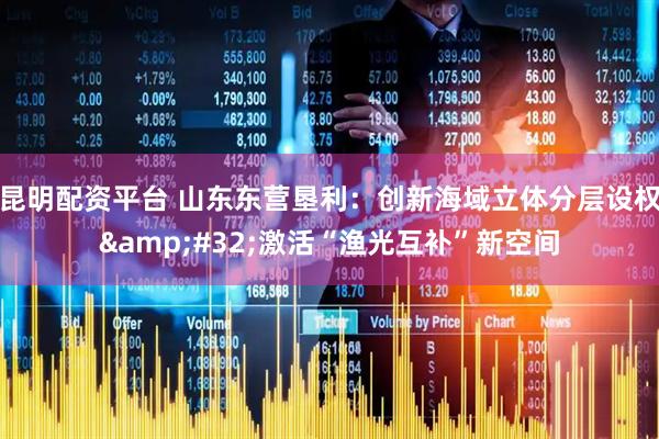 昆明配资平台 山东东营垦利：创新海域立体分层设权&#32;激活“渔光互补”新空间